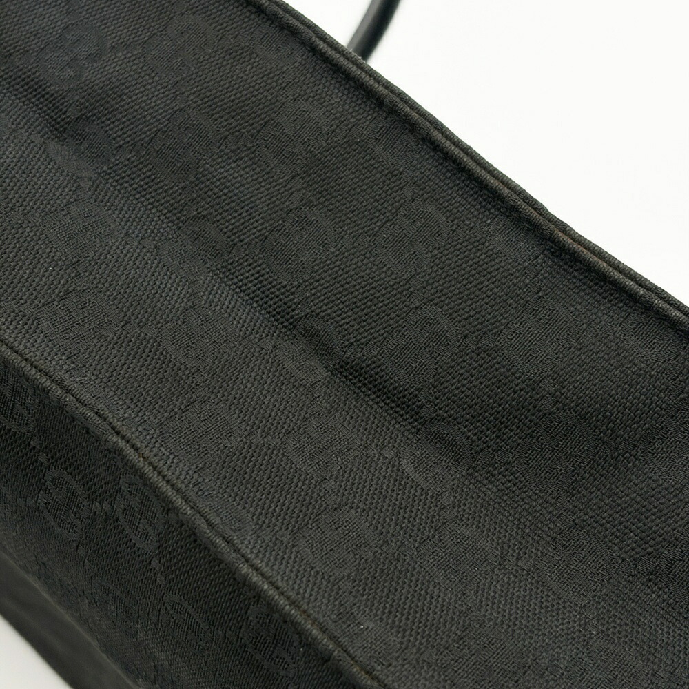 Gucci GG Canvas Tote Bag 120898 Black A4 Studs - Picture 13 of 16